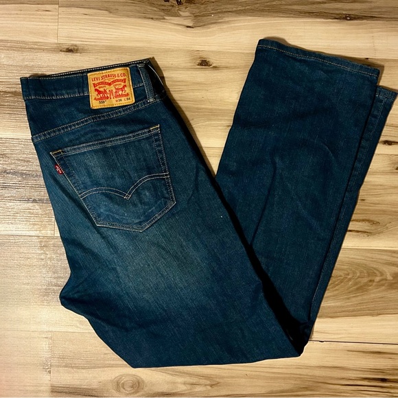 Men’s Levi’s 559 relaxed Straight Leg Midrise Jeans / size 36 x 34 - Picture 1 of 15